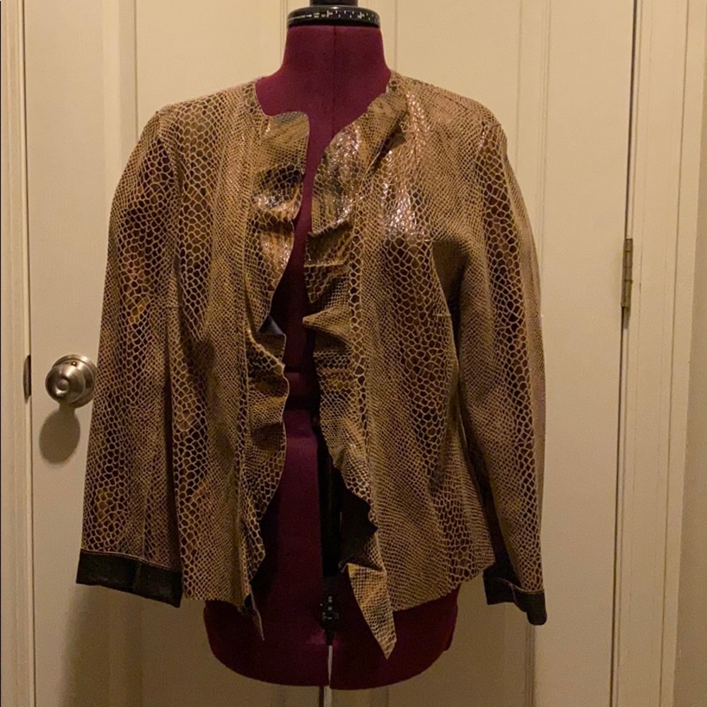Chico’s Leather Jacket